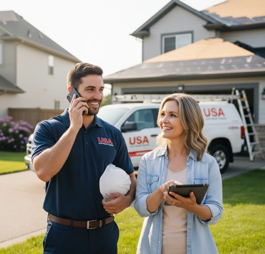 USA Roof Repair Experts customer support in Forest Grove